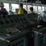 【FleetWeek 横浜艦艇公開】ブリッジ内部 大きな船だけあってゆったりしてます この日はお客さんでいっぱいだったけどｗ