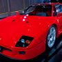 【東京オートサロン2017】Ferrari F40 Light weight 最初期に100台だけ作られた樹脂製スライドウィンドウ等を備える軽量バージョンだそうです 