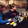T en K. En Lego van vroeger. 