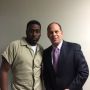I finally wrapped on #DaughterOfGod today. Thanx again #KeanuReeves & Gee Linton. Here's a shot of me & my lawyer.