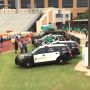 At Horns and Heroes Texas Soccer game. Thanks to our partner @UTAustinPolice. Hook 'Em! #3259