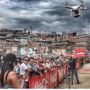 The drones are coming in sports >> check out this drone pic of pro cyclist Rigoberto Uran #sportnext
