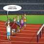 Misverstanden tijdens de Olympische Spelen.
