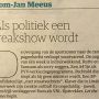 In NRC wederom aandacht voor #sportificatie: politiek als sport #letthegamesbegin