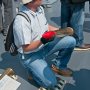 【艦艇公開 in 大洗2017】先日、米軍がイベントで子供に銃を持たせて問題となりましたがこちらは教練弾なのでパンピーに持たせても問題ないのかｗ 子供も持ってたけどｗｗｗ 