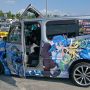 【痛Gふぇすた in お台場2015】この辺はミクさんの痛車が集められていたようです