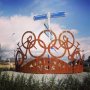 Wow! A really nice piece of art. #RaboLiv #Olympics #cycling #womencycling #art #Brabant