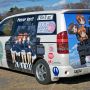 【館林痛車ミーティング】これ先日、大洗に行った時に見たわｗ サイドとリアハッチの絵は全部手描きらしいけどクオリティ半端ないっす