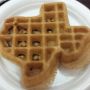 Wafel bij het ontbijt in de vorm van...Texas. :D