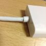 うわああ ノンブランドのVGA→Mini display portのアダプタ、丁重に扱ってたのに内部からの放熱のせいかこんなことになっていた。500円とはいえ4ヶ月でこれじゃあ消耗品だな… 