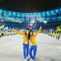 At the closing ceremony last night. Thanks #rio2016 for all the great memories. Time to go home now! #sjaantjes