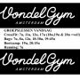 Groepslessen vandaag bij #vondelgym Vrij trainen is de hele dag mogelijk van 7u tot 23u.