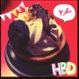 うなぎの帰りに買ってもらったケーキ食べるのぜ❤︎今日誕生日なのよ❤︎