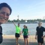 Even 7am isn't early enough for a endurance run 😅☀️ OMG the warmth killed our speed. But hey the @vorstil runners ran 11km this morning 💪🏼 #nowtimetowork #workout #morningrun #vorstil