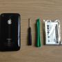 Operatie iPhone 3GS Battery Replacement. Hopelijk overleeft de iPhone van @Cynthiadegens het.