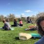 Outdoor #yoga session on the "Dakpark" 
#rotterdam