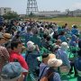 【下志津駐屯地創設62周年記念行事】しかし招待席がガラガラでバツが悪かったのか式典が終わると同時に一般客に招待席を開放してくれました 自分も撮影しやすいポジションに移動しますた 