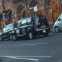 New electric taxi plated and dropping off at st p looks not bad tbh 