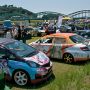 【第8回ひめたま痛車祭】今回は「何台の痛車が集まったんだ？」ってくらい会場となった河川敷はクルマでいっぱい メジャーなイベントになったもんだ #ひめたま