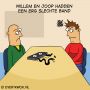 Ze nemen het allebei erg hoog op. #cartoon