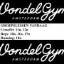 De groepslessen van vandaag. De gym is, óók op zondag, open van 7u tot 23u. Vrij trainen kan de hele dag!