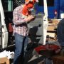 Op de markt. 