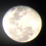 Beautiful moon over São Paulo
