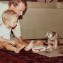 One more from the family album. This time from the chapter 'good parenting'