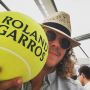 Maybe if the balls were this big, I could hit one of them... #RG15 #tennis #