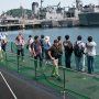 【横須賀YYのりものフェスタ2017】ある程度は入場人数をコントロールしていたのか狭い甲板上もそれほど混雑はしていませんでした 