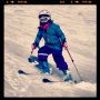 Faye is very serious about skiing too. :-)