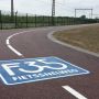 Nieuw stuk fietssnelweg F35 langs spoor Borne