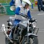 【オートジャンボリー2015】交通教育センターによる良い子の為の二輪デモ走行の様子 教習所を思い出すｗ