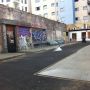 Gecreëerde setting voor skatesessies en blockparty's