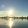 Cold shiny #sunrise #Amsterdam #Holland #cold #winter #skating #Dutch #skatingfun #likenowhereelse #speedskating #frozenlake