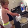 K. En pannenkoeken. 