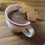 Hot chocolate and home made cookies!