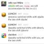 We have automated lunch planning through @SlackHQ at @thenextweb. That's the road to world domination. #priorities